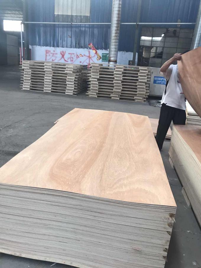 A madeira compensada branca artificial da categoria comercial com folheado enfrentou o SR. WBP 1220*2440 milímetro