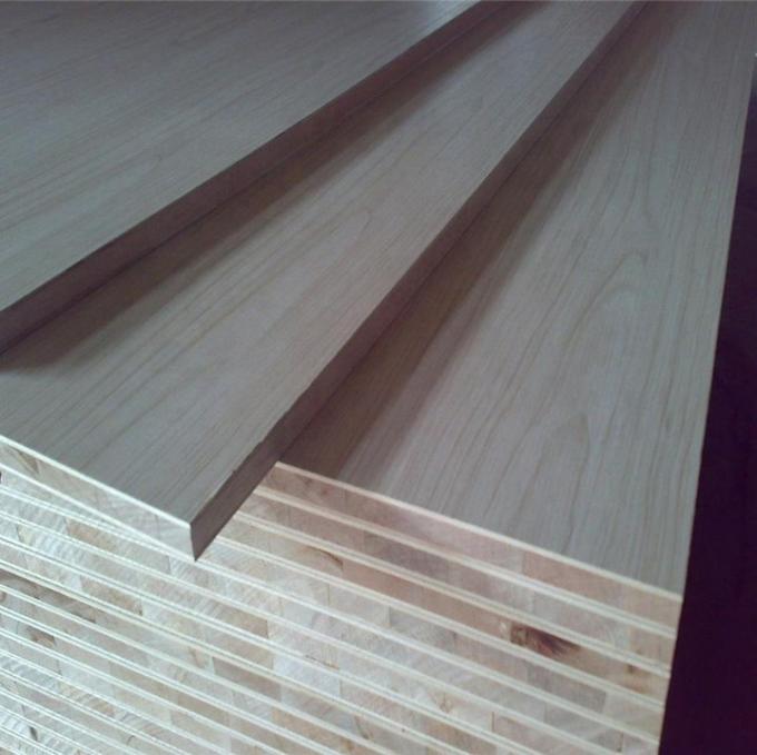 A placa do bloco de madeira de pinho do costume 17mm/núcleo do álamo laminou os blocos de madeira