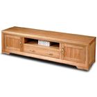 Scratch - Resistant Colored Particle Board TV Stand 60 Inch Laminate Door Easy To Clean