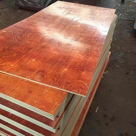 China Filme vermelho impermeável a madeira compensada enfrentada, melamina laminou a madeira compensada imprensa quente de 2 vezes fábrica