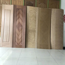 China Pele de madeira da porta do MDF da grão, peles da porta interior com projetos diferentes fábrica