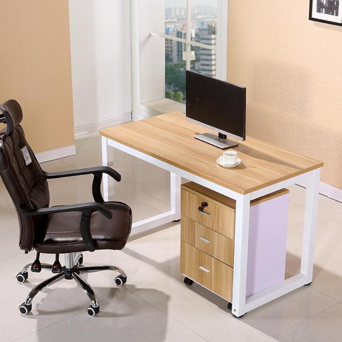 Mesa de escritório da placa de partícula do projeto simples, tabela de conferência executiva da madeira maciça
