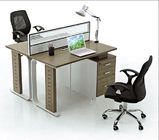Modern style melamine faced wooden executive office desk staff workstation office desk from China factory direct selling