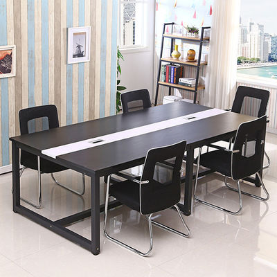 Mesa de escritório moderna industrial lustrosa alta da placa de partícula da melamina do projeto do escritório